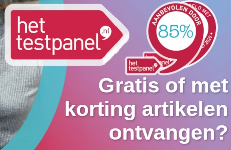 Het Testpanel test en winacties van producten die je mag houden