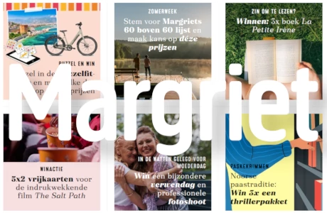 Margriet mail en winacties met vrouwenprijzen
